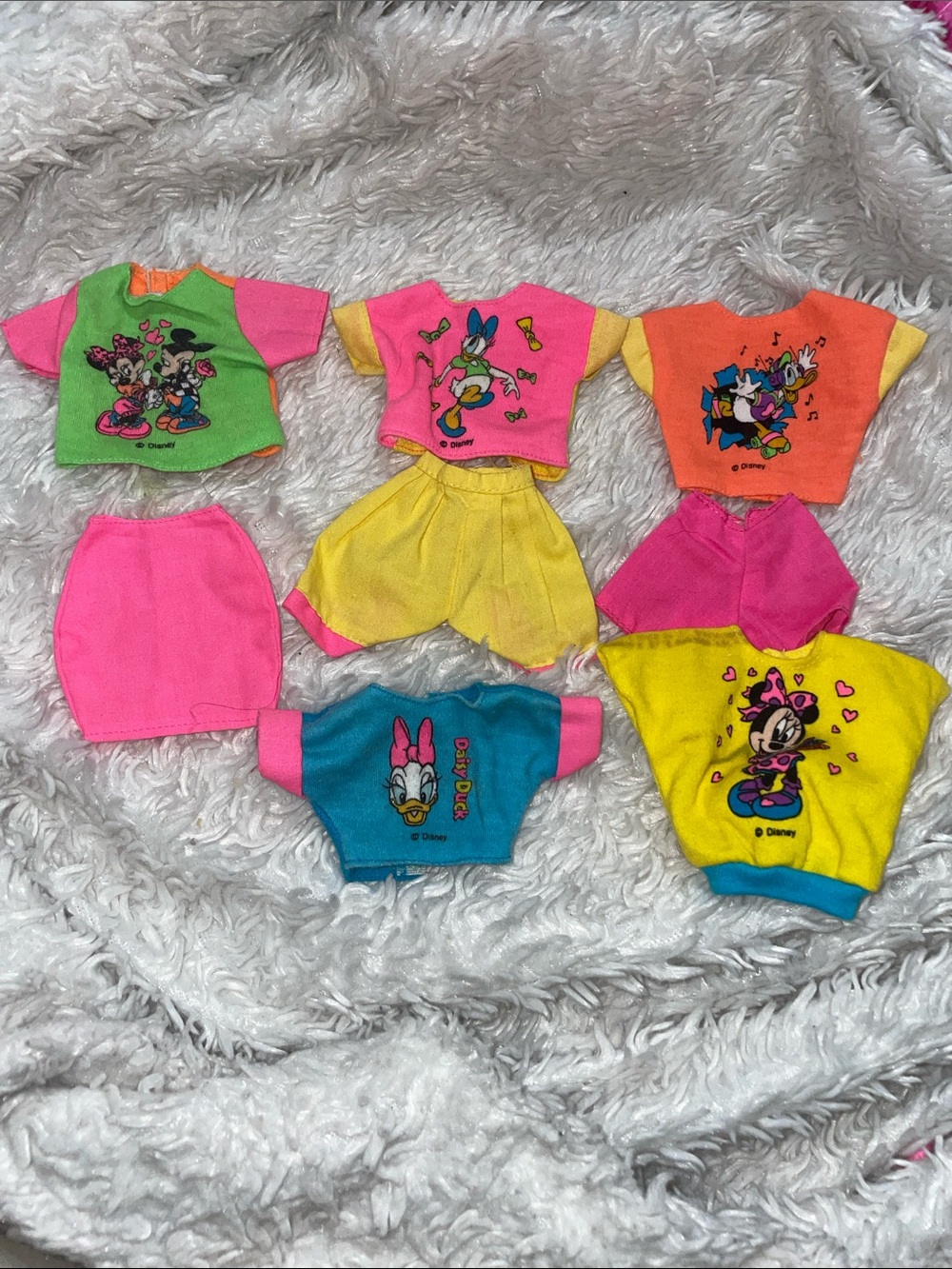 1990s DISNEY Vintage Mattel Barbie Fashion Doll MICKEY'S STUFF Gift Set Clothes